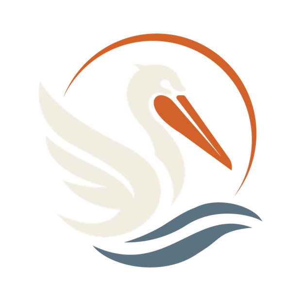 Flyway pelican, water mark